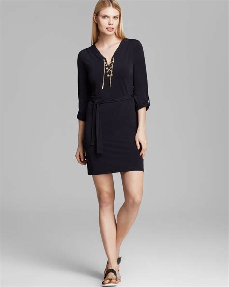 michael kors lace shirt|michael kors chain dress.